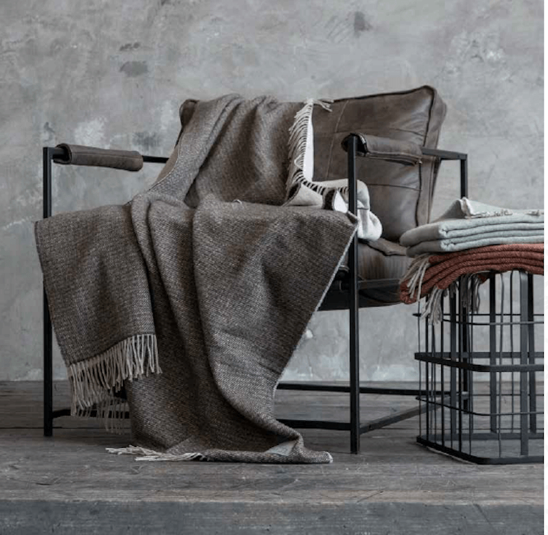 cozy wool throws for fall